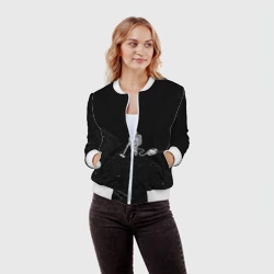 Женский бомбер 3D Космический клининг - фото 2