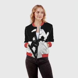 Женский бомбер 3D Сноубордисты - фото 2