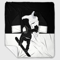 Плед с рукавами Сноубордисты