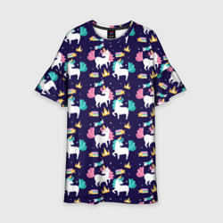 Детское платье 3D Unicorn pattern