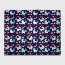 Плед 3D Unicorn pattern