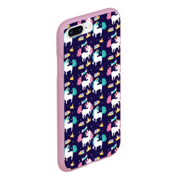 Чехол для iPhone 7Plus/8 Plus матовый Unicorn pattern - фото 2