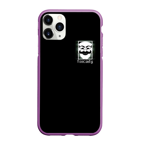 Чехол для iPhone 11 Pro Max матовый MP.ROBOT, цвет фиолетовый