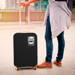 Чехол для чемодана 3D Mr Robot fsociety хакеры анонимусы - фото 2