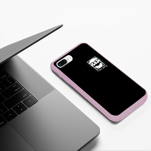 Чехол для iPhone 7Plus/8 Plus матовый MP.ROBOT, цвет розовый - фото 5