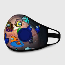 Маска из неопрена Among Us Чёрная дыра