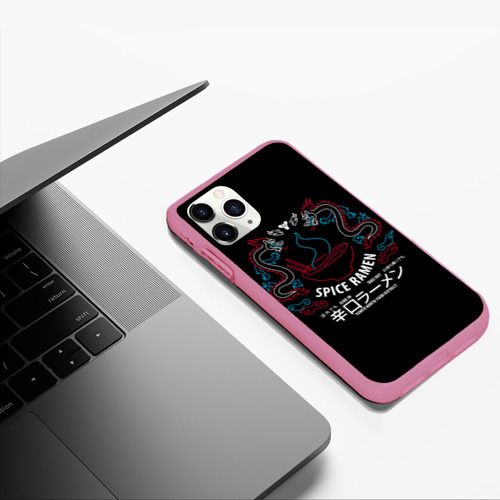 Чехол для iPhone 11 Pro Max матовый Destiny 2 spice ramen, цвет малиновый - фото 5