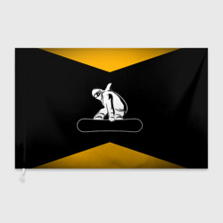 Флаг 3D Сноубордист