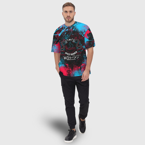 Мужская футболка oversize 3D Spice ramen Destiny 2, цвет 3D печать - фото 5
