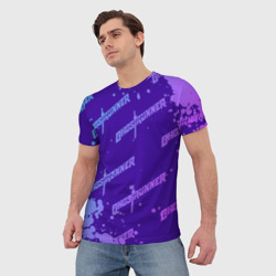 Мужская футболка 3D Ghostrunner узор - фото 2