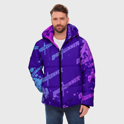Мужская зимняя куртка 3D Ghostrunner узор - фото 2