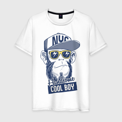 Мужская футболка хлопок Cool monkey