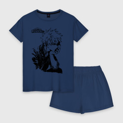Женская пижама с шортиками хлопок Моя геройская академия