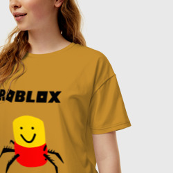 Женская футболка хлопок Oversize Roblox - фото 2