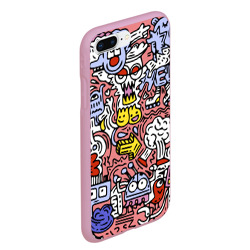 Чехол для iPhone 7Plus/8 Plus матовый Цветной прикольный паттерн - фото 2