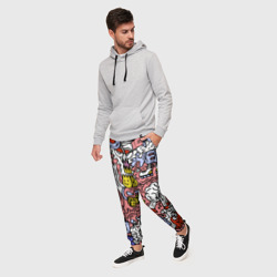 Мужские брюки 3D Цветной прикольный паттерн - фото 2