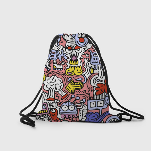 Рюкзак-мешок 3D Цветной прикольный паттерн - фото 2