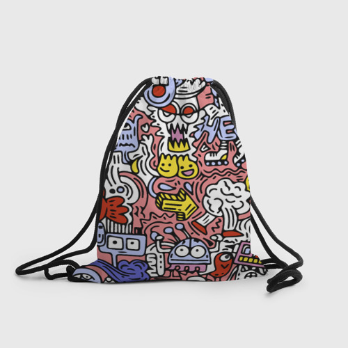 Рюкзак-мешок 3D Цветной прикольный паттерн