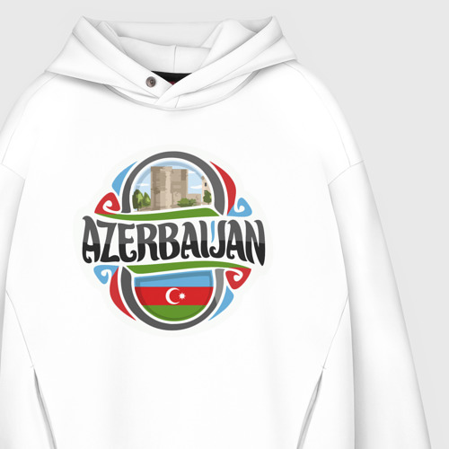Мужское худи Oversize хлопок Азербайджан - фото 4