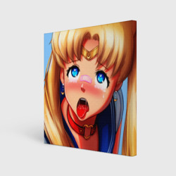 Холст квадратный Sailor moon ahegao