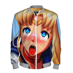 Мужской бомбер 3D Sailor moon ahegao