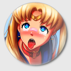 Значок Sailor moon ahegao