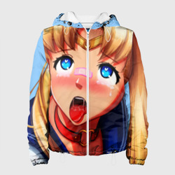 Женская куртка 3D Sailor moon ahegao