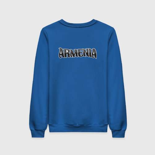 Женский свитшот хлопок Армения, цвет синий - фото 2