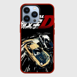 Чехол для iPhone 13 Pro Initial D две машины