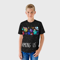 Детская футболка 3D Among Us Звёзды - фото 2