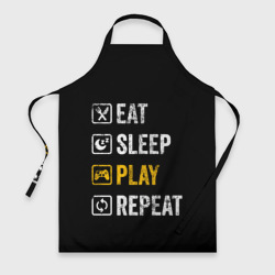 Фартук 3D Eat. Sleep. Play. Repeat