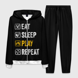 Мужской костюм 3D Eat. Sleep. Play. Repeat