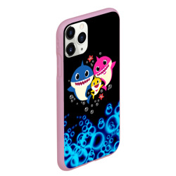 Чехол для iPhone 11 Pro Max матовый Baby Shark - фото 2