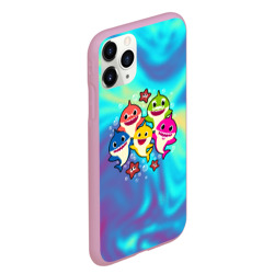 Чехол для iPhone 11 Pro Max матовый Baby Shark - фото 2