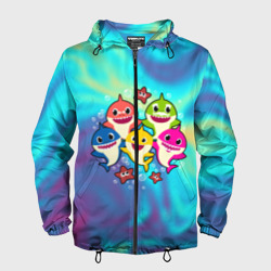Мужская ветровка 3D Baby Shark