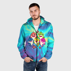 Мужская ветровка 3D Baby Shark - фото 2