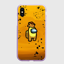 Чехол для iPhone XS Max матовый Among Us Cheese