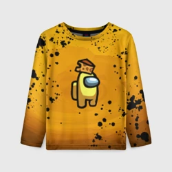 Детский лонгслив 3D Among Us Cheese