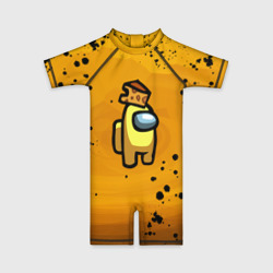 Детский купальный костюм 3D Among Us Cheese