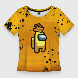 Женская футболка 3D Slim Among Us Cheese