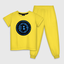 Детская пижама хлопок Биткоин bitcoin