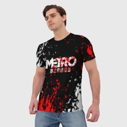 Мужская футболка 3D Metro Exodus - фото 2