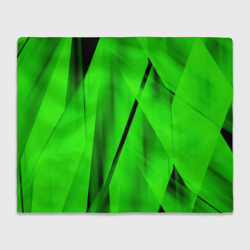 Плед 3D Зеленый неон