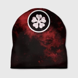 Шапка 3D Эмблема Черного клевера на космическом фоне