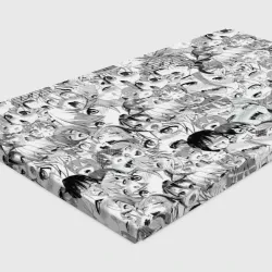 Холст прямоугольный Ahegao monochrome паттерн - фото 2