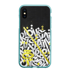 Чехол для iPhone XS Max матовый Graffity