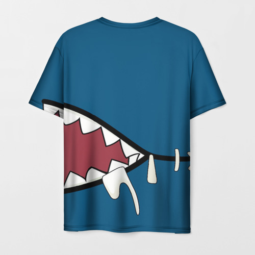 Мужская футболка 3D Гавр Гура Gawr Gura костюм акулы, цвет 3D печать - фото 2