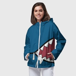 Женская ветровка 3D Гавр Гура Gawr Gura костюм акулы - фото 2