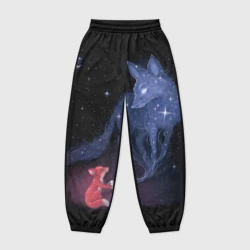 Женские джоггеры оверсайз 3D Лиса и ее дух