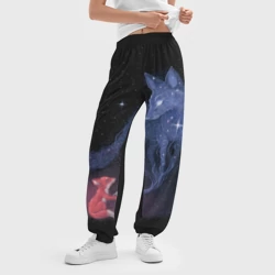 Женские джоггеры оверсайз 3D Лиса и ее дух - фото 2